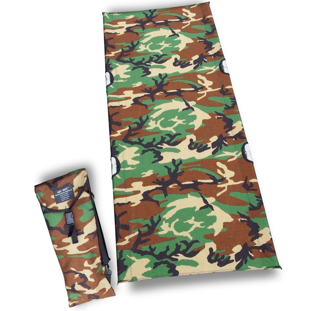 GO-KOT 行军床/露营床-陆军迷彩 - 露营用品 - 尼龙 