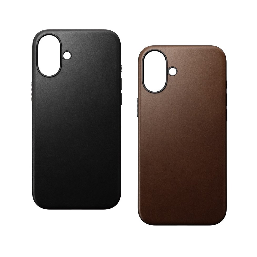 NOMAD iPhone 16 6.1-摩登Classic皮革保护壳 - 手机壳/手机套 - 真皮 咖啡色