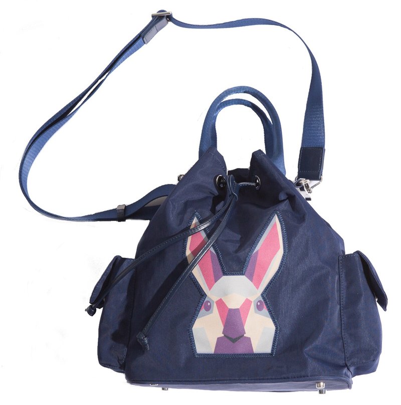 Diamond Rabbit钻石兔肩背水桶包 (共5色) - 侧背包/斜挎包 - 尼龙 多色