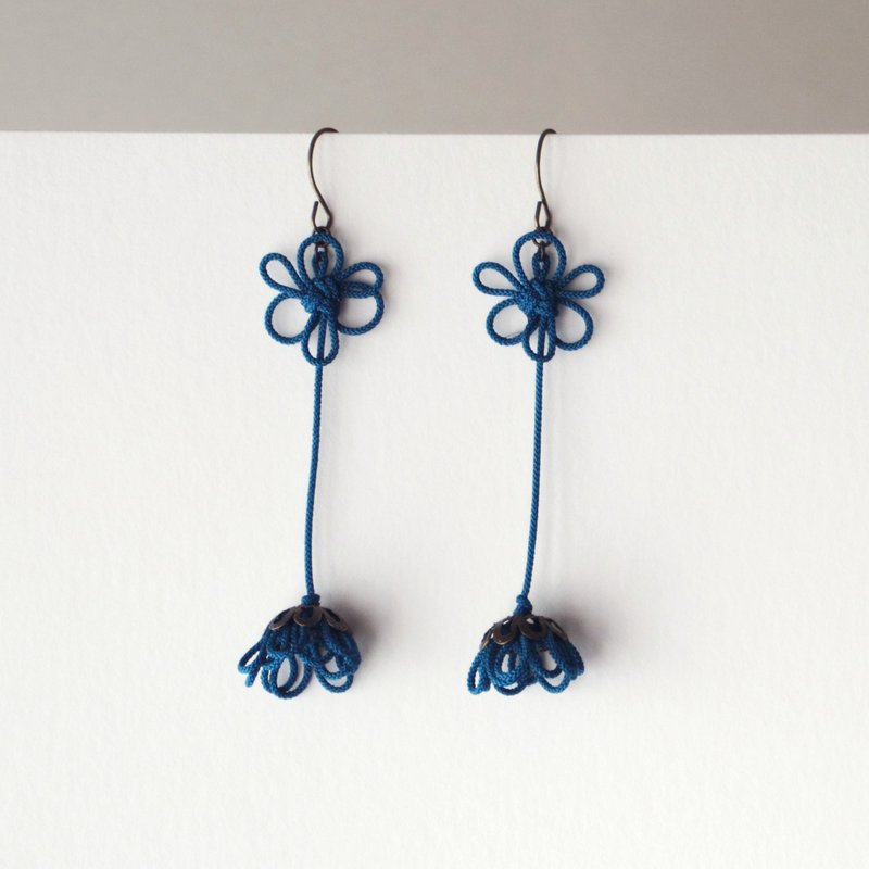 耳针日比之 Gurere/Rei - 耳环/耳夹 - 其他金属 蓝色