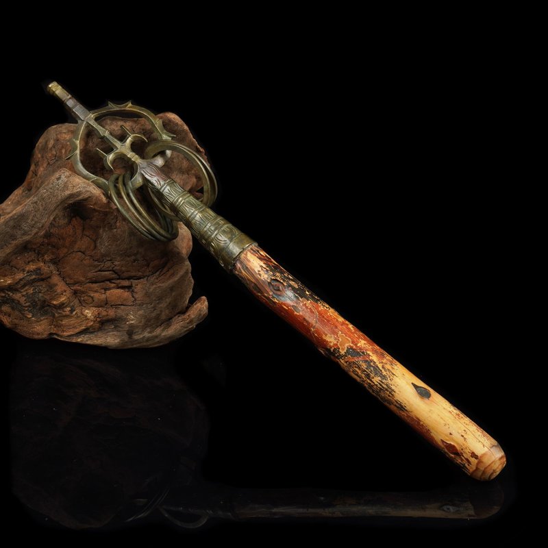 日本东密法器-19世纪金刚法杖 - 其他 - 其他材质 