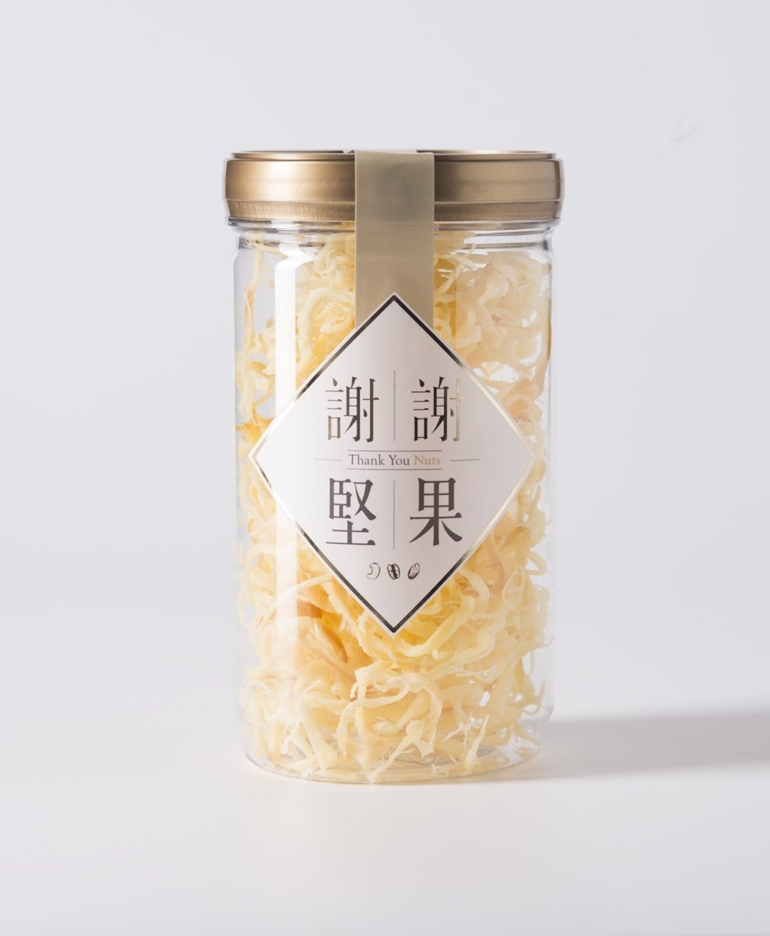 【奶酪丝】(密封罐)(严选素食零嘴)(浓郁不死咸美味又健康)(奶素) - 零食/点心 - 塑料 金色