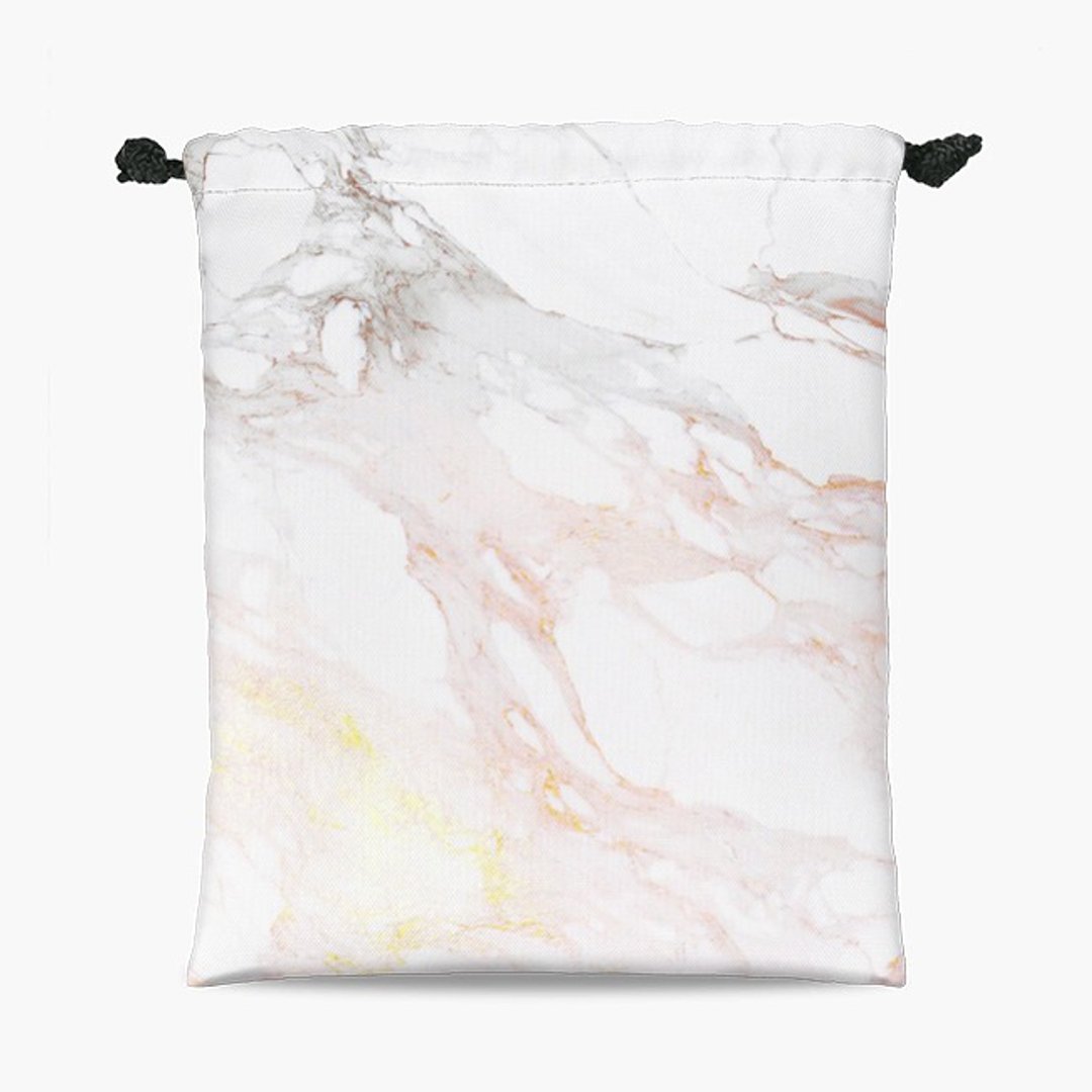 Drawstring Pouch - 束口袋 - Golden Marble - 化妆包/杂物包 - 其他材质 