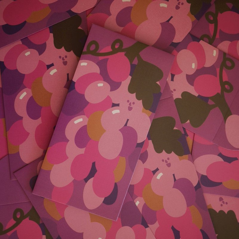 红包袋 I 丰收富足 (5入) - 红包/春联 - 纸 紫色