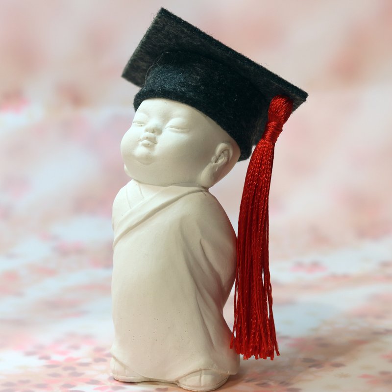 24HR 毕业礼 净念吉祥小沙弥之唯心 - 扩香石含具吸湿防潮性 - 香薰/精油/线香 - 其他材质 白色