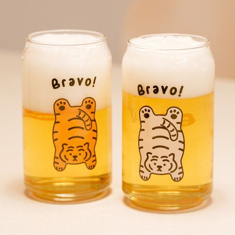 躺肥虎 Bravo 玻璃啤酒杯 ( 共 2 款 ) 470ml - 酒杯/酒器 - 玻璃 