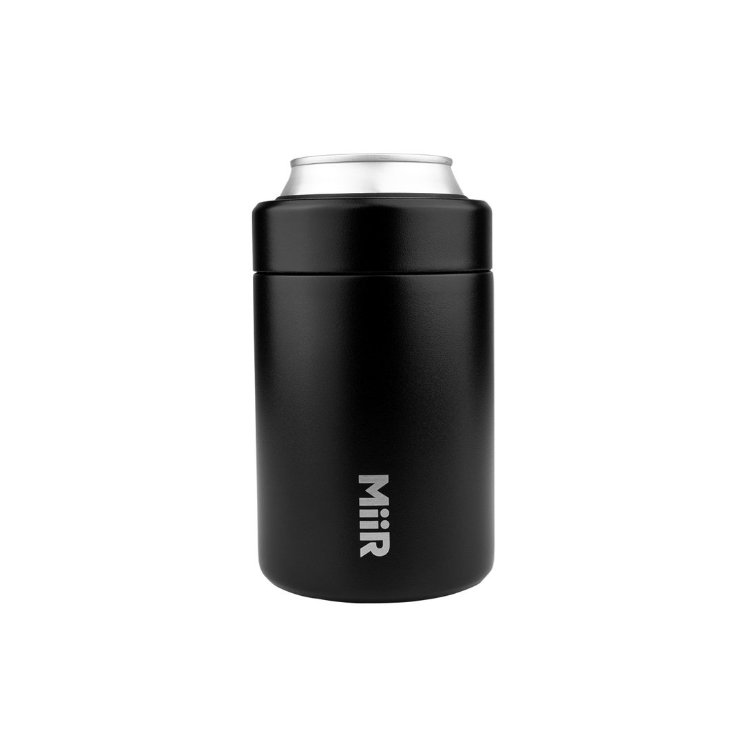 MiiR 双层真空 罐装 啤酒 饮料 防退冰 保冰罐 12oz/354ml 经典黑 - 保温瓶/保温杯 - 不锈钢 黑色