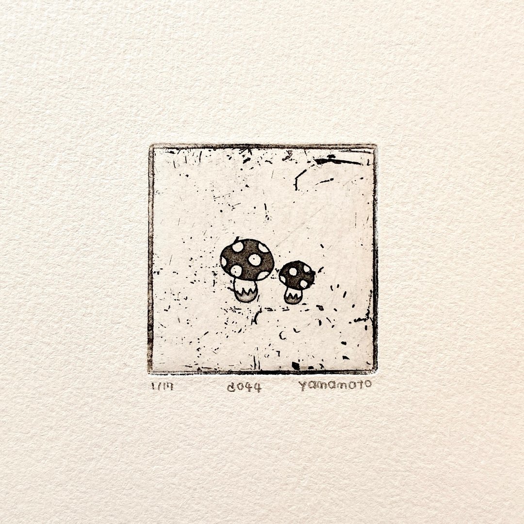 d044 铜版印刷 - 海报/装饰画/版画 - 纸 灰色