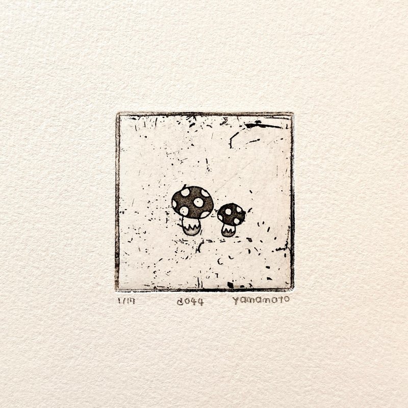 d044 铜版印刷 - 海报/装饰画/版画 - 纸 灰色