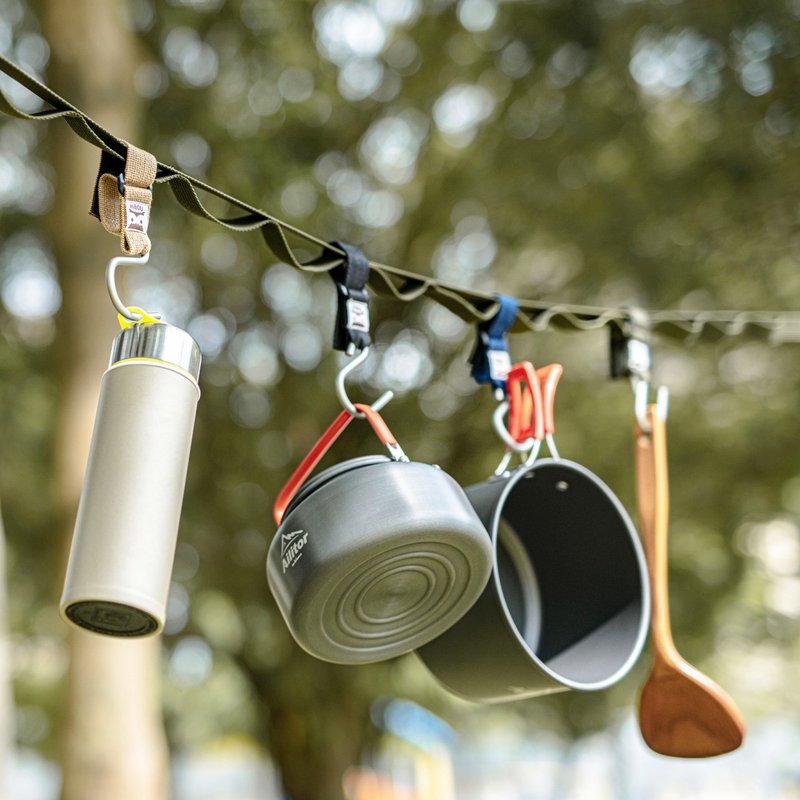 多功能露营挂物绳(最长可至270 cm)_户外露营挂绳_车内空间收纳 - 露营用品 - 其他材质 