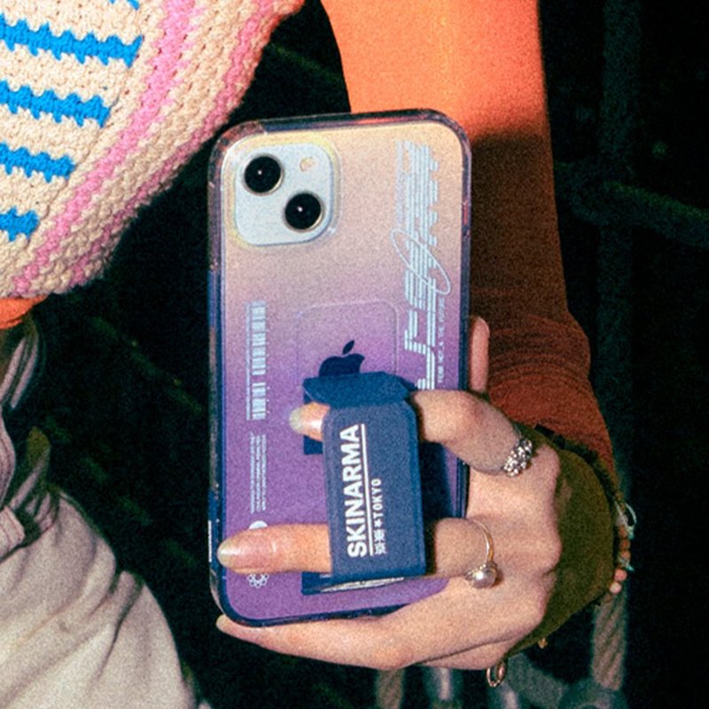 iPhone 14系列 Taihi Kobai IML防刮磁吸支架防摔手机壳-紫 - 手机壳/手机套 - 塑料 紫色