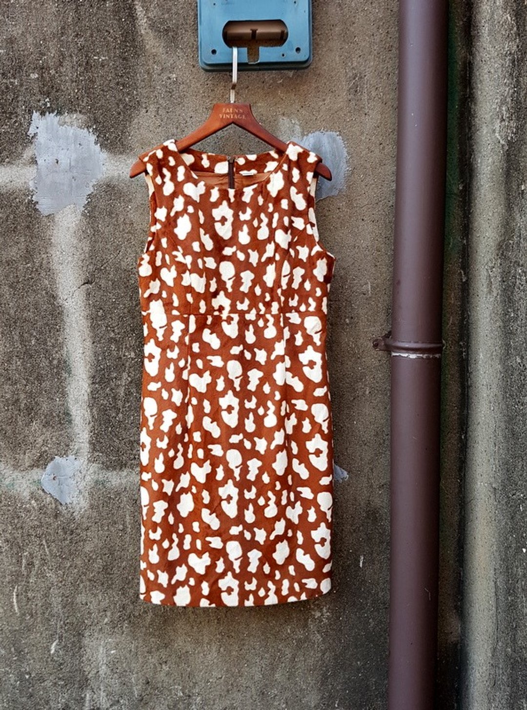 小龟葛葛 - 可爱小乳牛 古着洋装 - 洋装/连衣裙 - 聚酯纤维 
