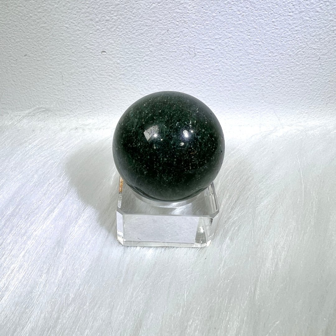绿草莓晶球 | 水晶 | 水晶球 | 水晶摆件 - 摆饰 - 水晶 绿色