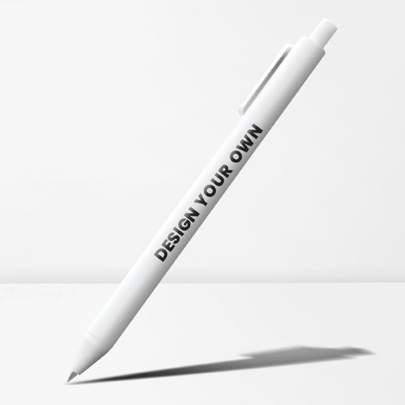 【定制化礼物】喷胶笔杆按压中性笔 (100支)│办公小物/办公桌 - 圆珠笔/中性笔 - 塑料 多色