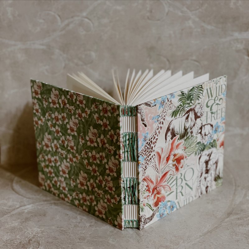 非洲动物 法式手工书 - 笔记本/手帐 - 纸 