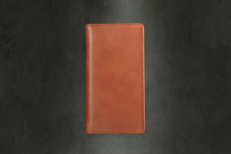 UNIC极简迷你长夹/ 紧凑皮革钱夹/ 轻薄皮夹/ 零钱包【可定制化】 - 皮夹/钱包 - 真皮 咖啡色