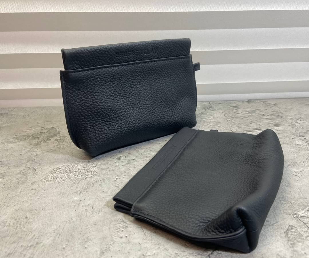 Cosmetic Bag - 化妆包/杂物包 - 真皮 黑色