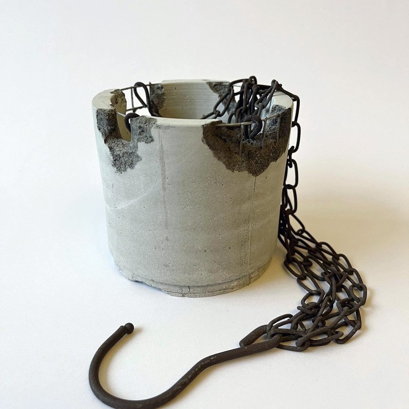 【BunkerCity】不完美吊盆 | 水泥盆 - 植栽/盆栽 - 水泥 灰色