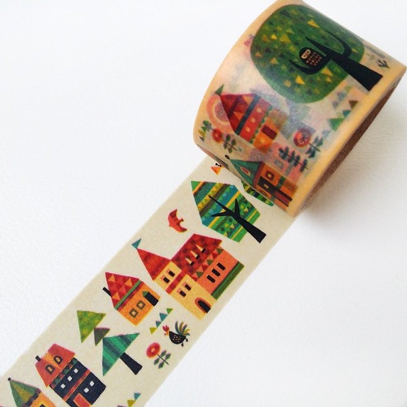 Aimez le style 38mm和纸胶带 (05274 森林小镇) - 纸胶带 - 纸 多色