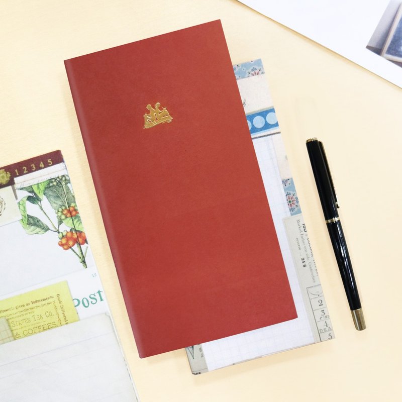 KEEP A NOTEBOOK 写笔记 CKN-001H A5 Slim 项目笔记(8号本)_赤铜 - 笔记本/手帐 - 纸 红色