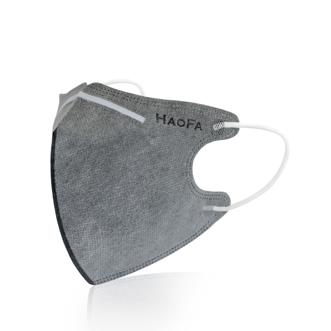 N95【HAOFA x MASK】3D 气密型立体  活性碳成人款口罩│50入/盒 - 口罩 - 其他材质 灰色
