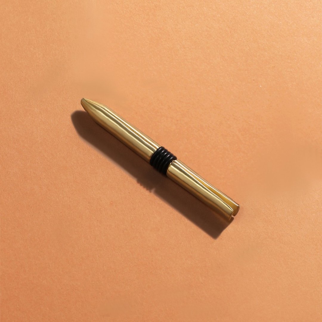 PEG : 2 mm lead holder pencil (Brass) - 铅笔/自动铅笔 - 其他金属 金色