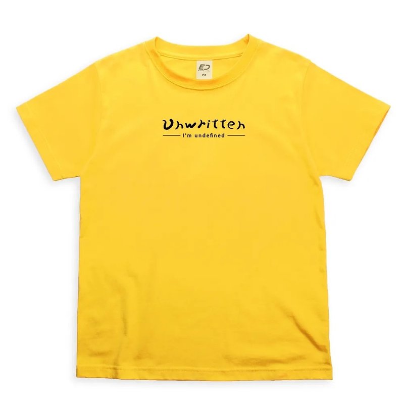 订购【每人心中都有一首歌】Unwritten  短T/女上衣/男T恤/情侣T - 女装 T 恤 - 棉．麻 黄色
