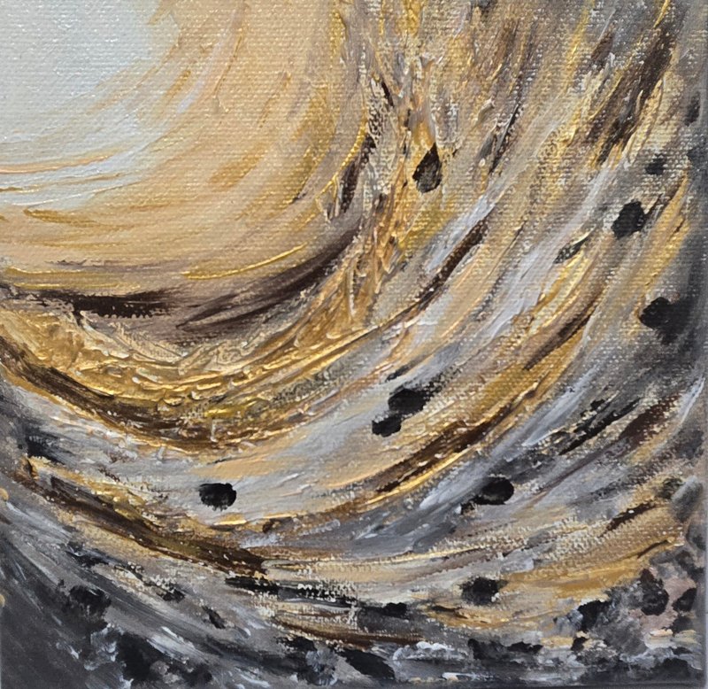 无框画 压克力画/丙烯艺术/原创手绘【旋流】20×20装饰挂画 - 摆饰 - 压克力 