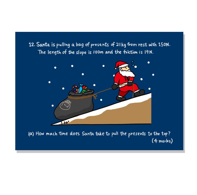 努力手作圣诞卡2017 - 卡片/明信片 - 纸 