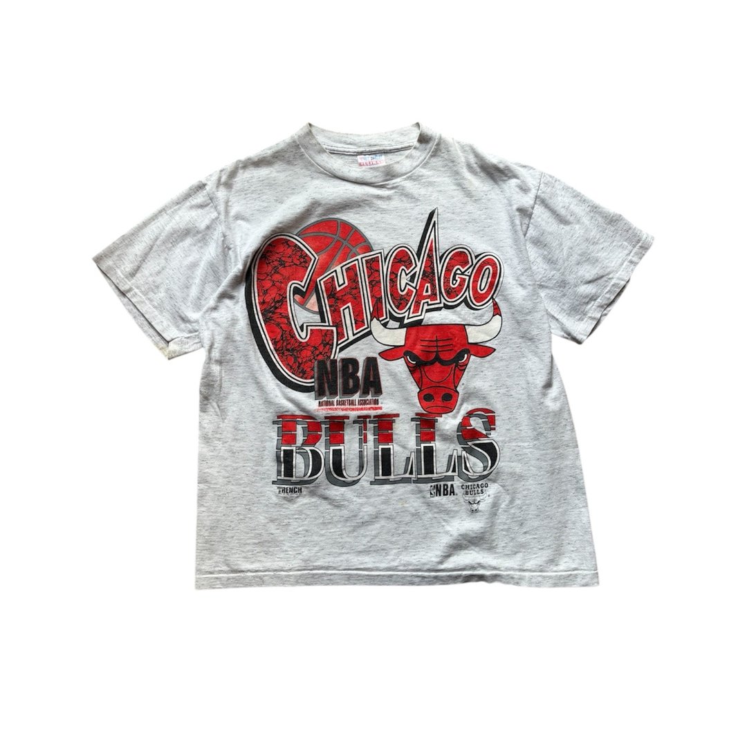 美国古着 90s Vintage NBA 芝加哥公牛队 T-shirt - 男装上衣/T 恤 - 棉．麻 多色