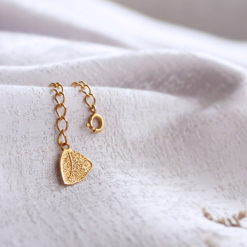 【纯叶脉制作】 羽忆手链 - 金 - 手链/手环 - 其他金属 金色