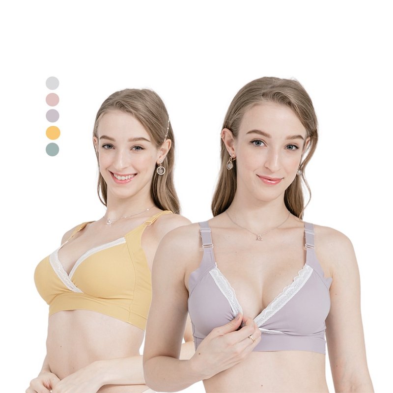 MOOIMOM 沐伊孕哺 超柔软无痕交叉哺乳内衣【任三件再折】 - 女士内衣裤 - 棉．麻 白色