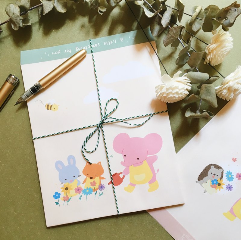 一座花园送给你 - 大信封袋(五入) - 信封/信纸 - 纸 多色