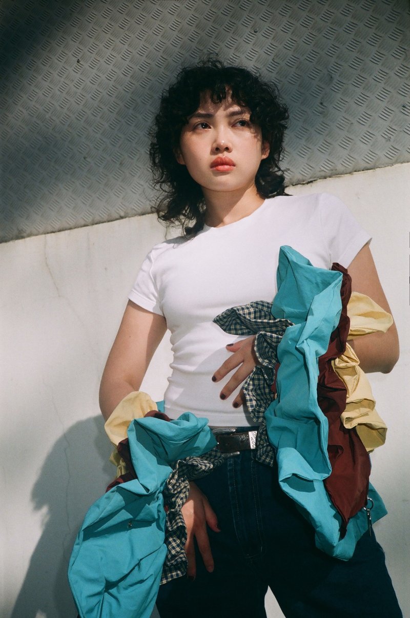 共两色 - 购物狂四层手提袋 (淡黄/啡/蓝绿色) - 手提包/手提袋 - 尼龙 多色