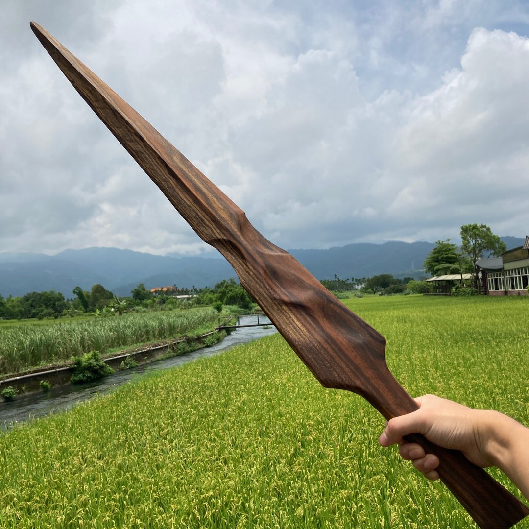 我贩剑　魔剑　息琴　运动太极剑　木刀　木剑　bokken　妖刀 - 摆饰 - 木头 咖啡色