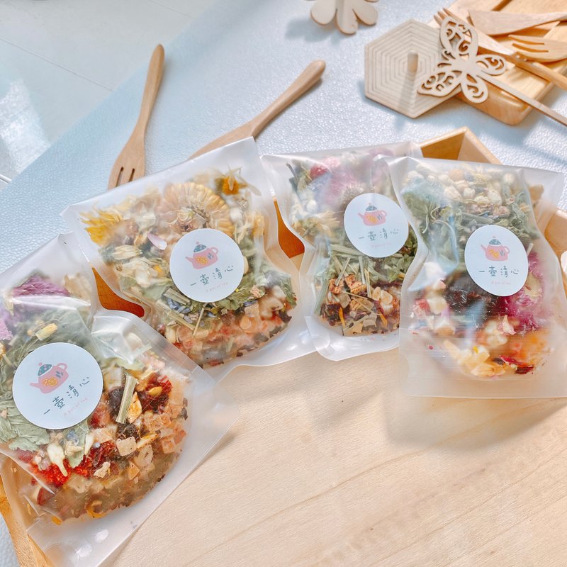 一壶清心 纯天然花果茶 - 茶 - 植物．花 多色