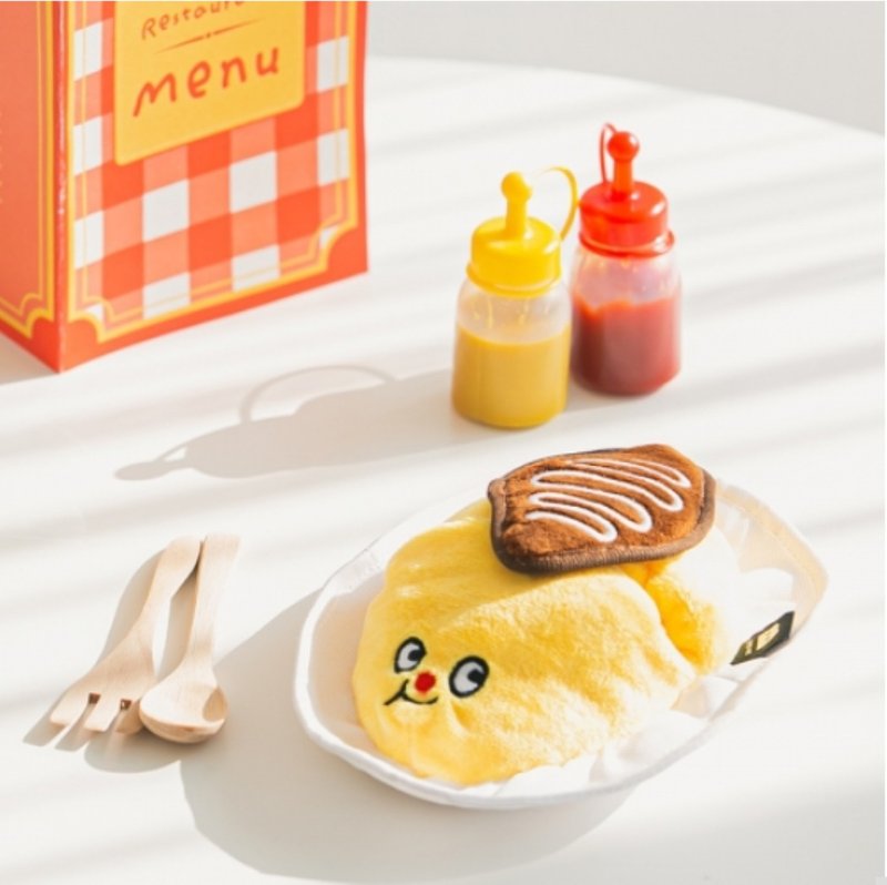 BITE ME 韩国 欧姆蛋娃娃 宠物玩具 - 玩具 - 聚酯纤维 黄色