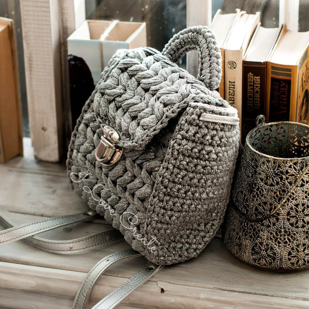 Cochet backpack Zeffiarka video tutorial and PDF pattern - 线上课程/教学影片 - 其他材质 