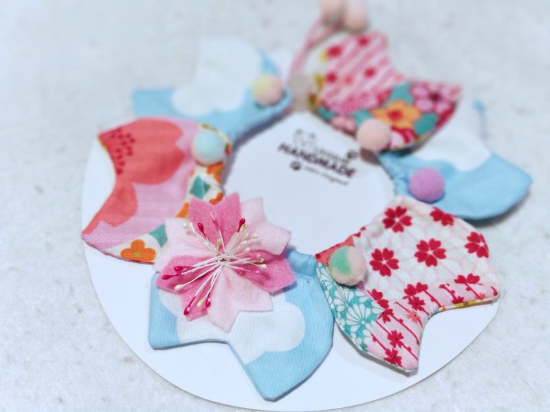 Sakura 樱花花瓣造型颈饰 颈项 collar - 衣/帽 - 棉．麻 