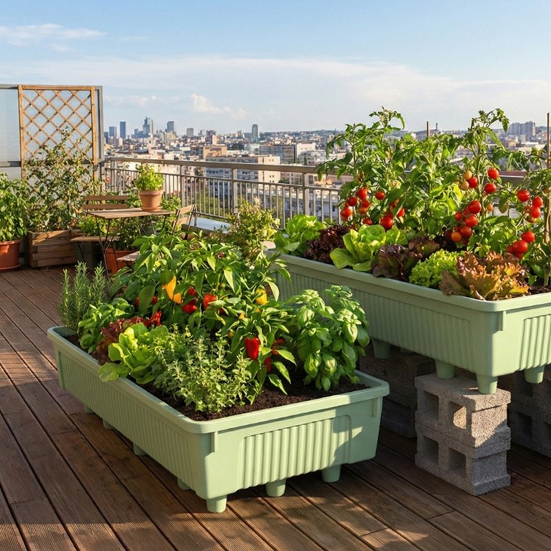 普罗旺斯植栽盆-L - 植栽/盆栽 - 塑料 