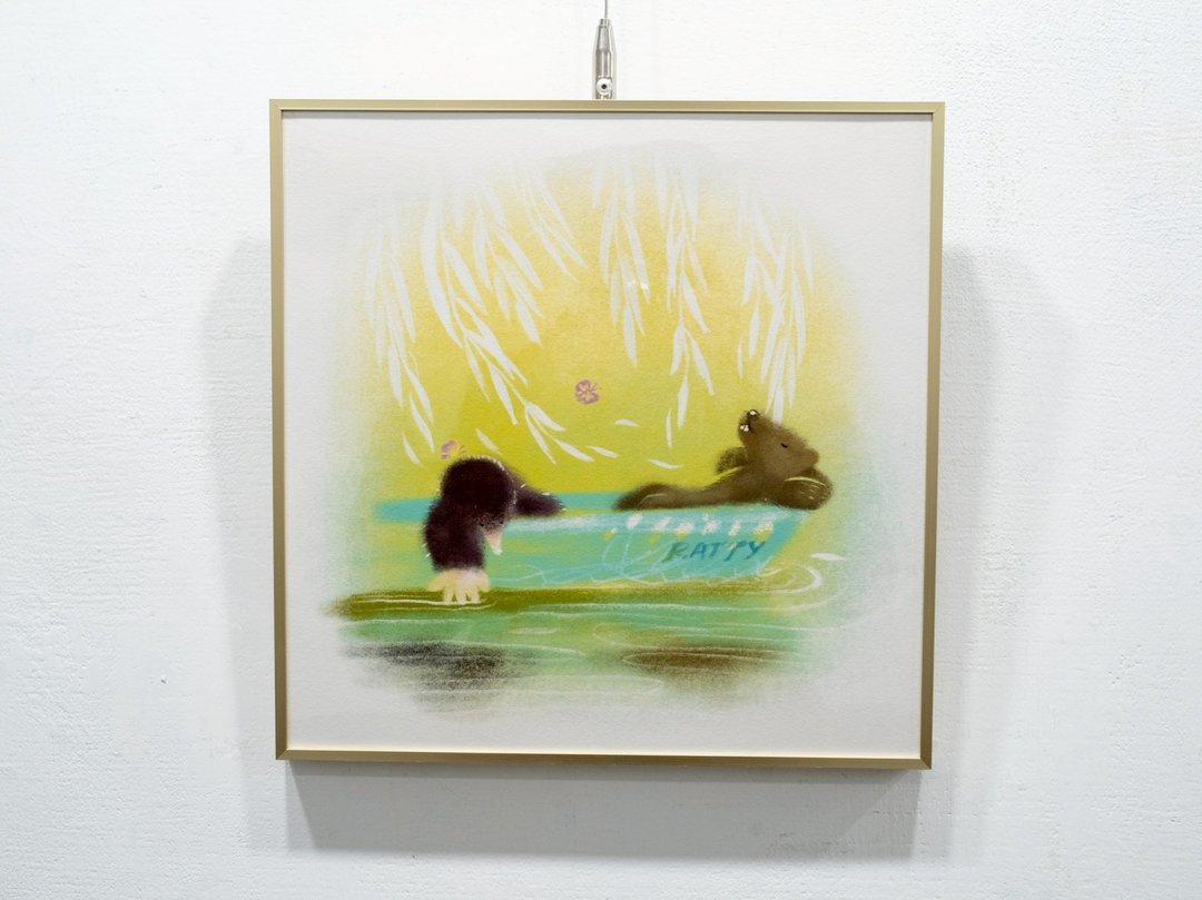 限量 / 艺术微喷复制画 / 河 / 周末 / 柳林 / 装饰 - 海报/装饰画/版画 - 纸 