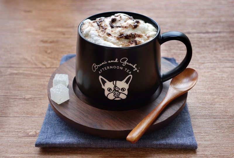 法斗GUMBY咖啡杯 黑色・3件套装 - 咖啡杯/马克杯 - 陶 黑色