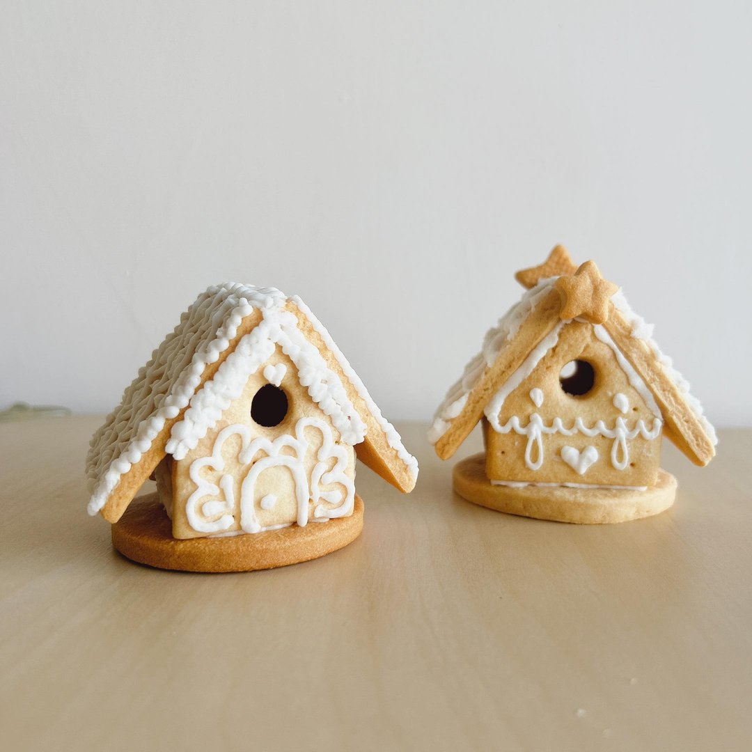 NIJI Cupcake 圣诞小屋DIY糖霜饼干组【定制化礼物】【圣诞礼盒】 - 美食 - 新鲜食材 多色