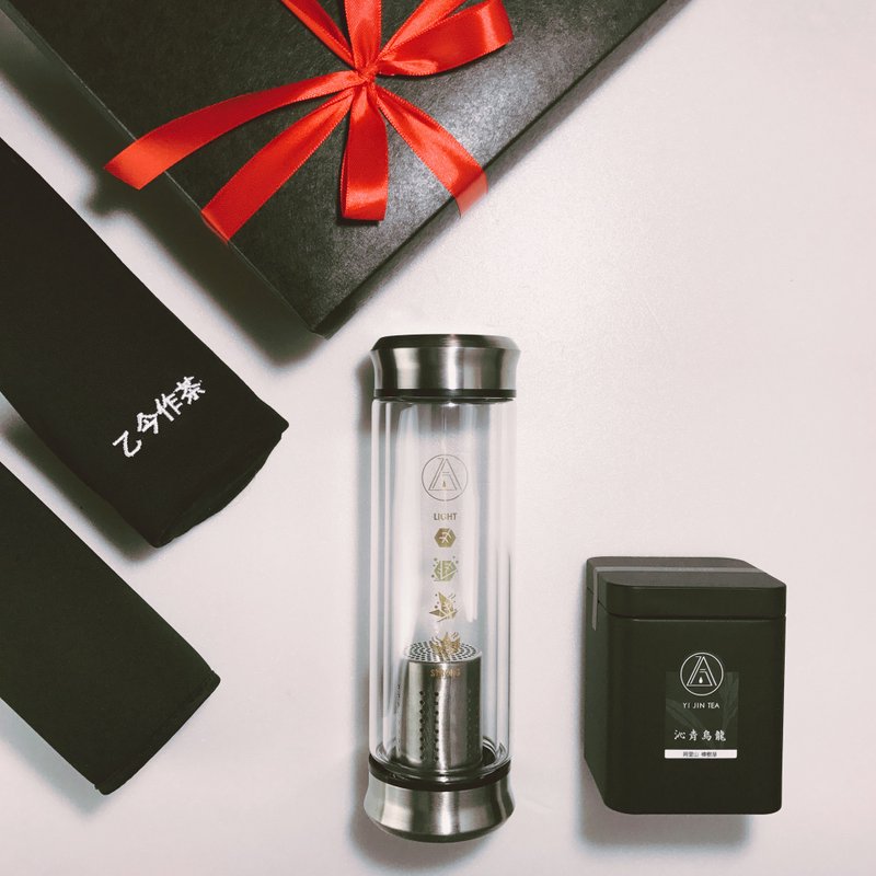 【简约-黑礼盒系列】SHARE双玻璃冲泡瓶/沁青乌龙 - 水瓶/水壶 - 玻璃 紫色