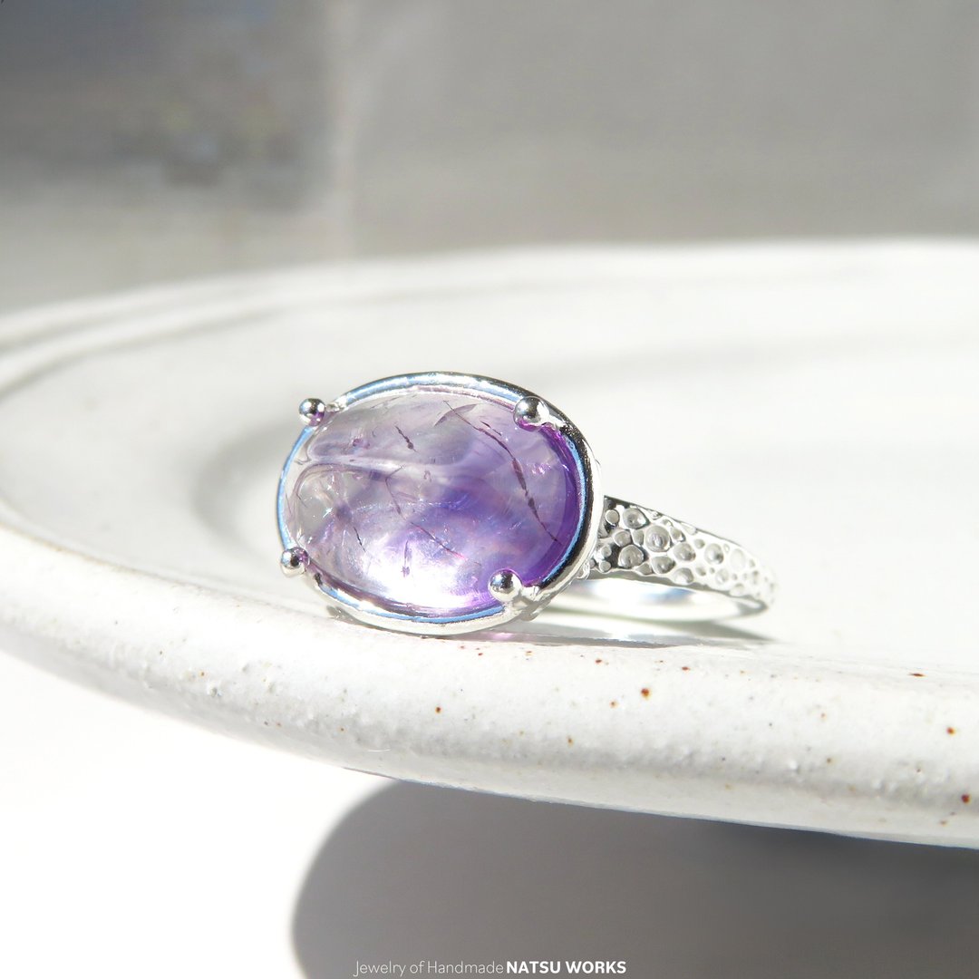 幻影紫水晶戒指 / Phantom Amethyst Ring 245 - 戒指 - 宝石 紫色