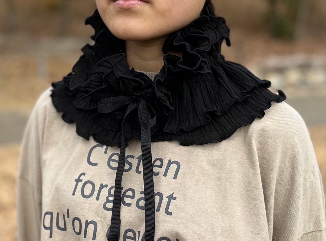 Only One False Collar Black 1 - 其他 - 棉．麻 黑色