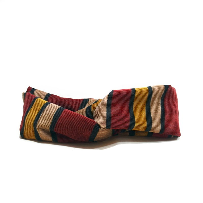 古着百搭-2 | 发带 - 发饰 - 棉．麻 红色