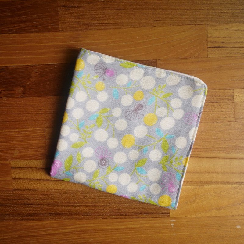 限量订制款=日本二重纱手帕=盛夏的果实=薄墨 - 手帕/方巾 - 棉．麻 灰色