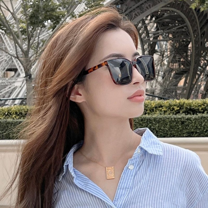 【包邮】 Lucy 偏光玳瑁大方框墨镜 - 香港原创 - 墨镜 - 其他材质 多色