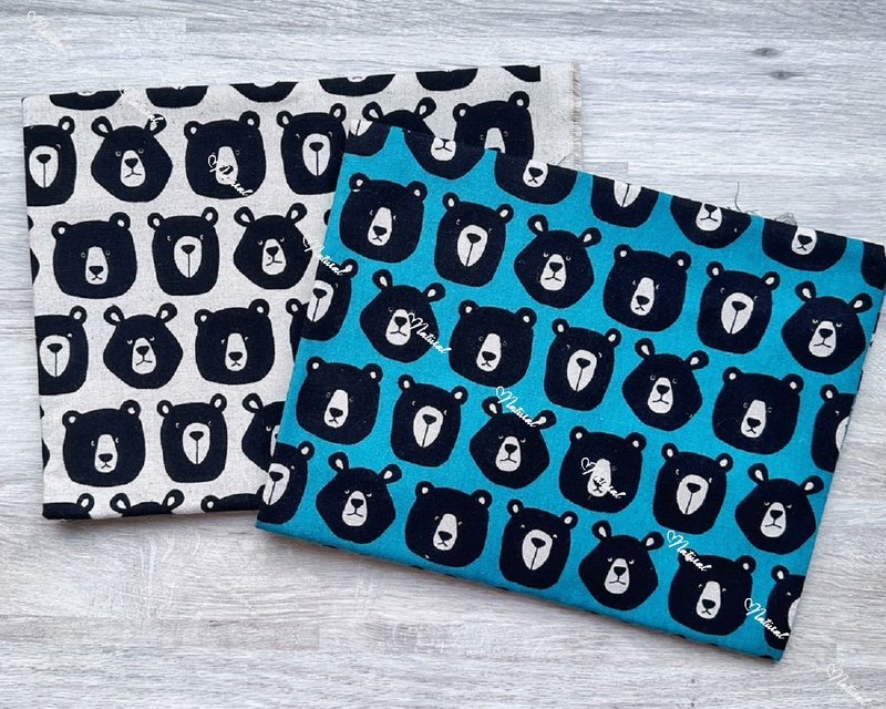 可爱动物 厚棉布 花色布料挑选 客制包袋 - 编织/刺绣/羊毛毡/裁缝 - 棉．麻 多色